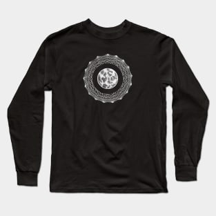 Full moon geometric Long Sleeve T-Shirt